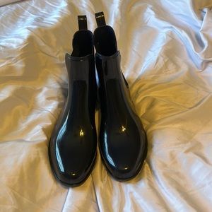 Navy blue Ralph Lauren rain boots
